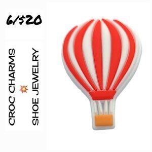 Hot Air Balloon 🌟 Croc Charms Shoe Jewelry Air Travel Adventure 🎈